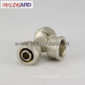 Brass Compression Fitting with Female Tee